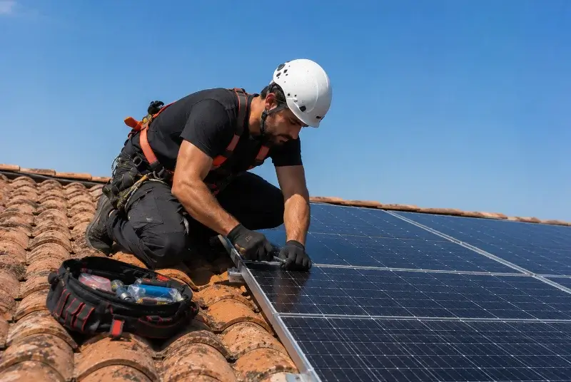 Maintenance et monitoring de panneaux solaires à Fronsac