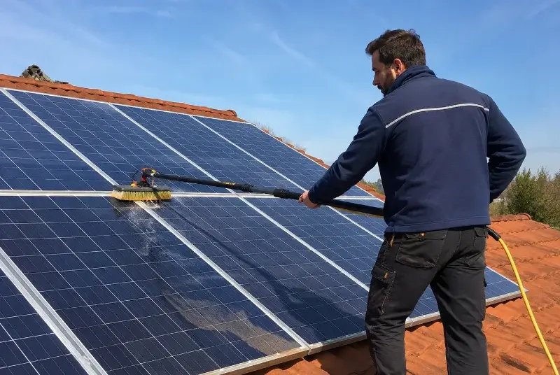 Nettoyage et entretien de panneaux solaires à Fronsac